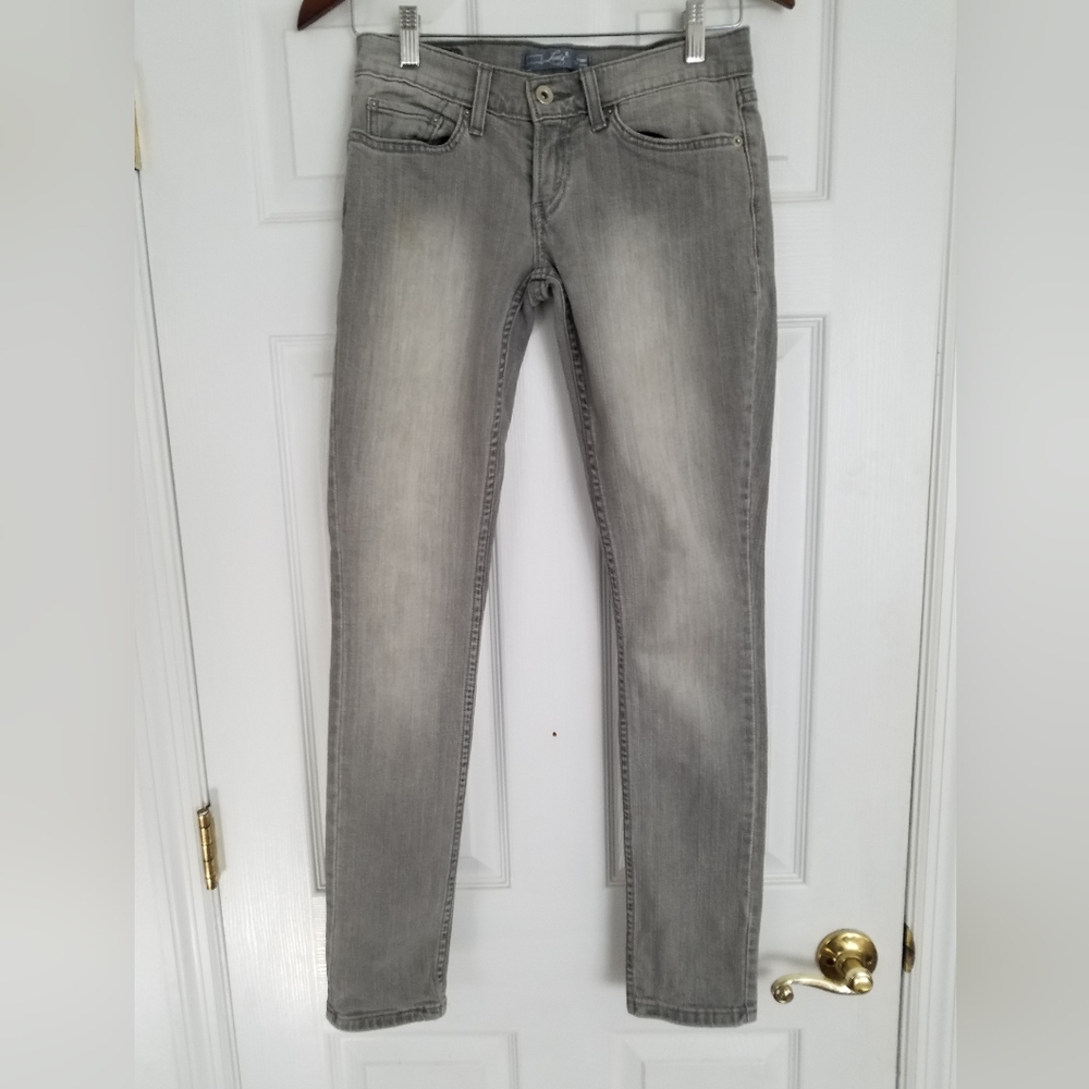 Levi's Skinny 524 Jean's Gray Size 3M
